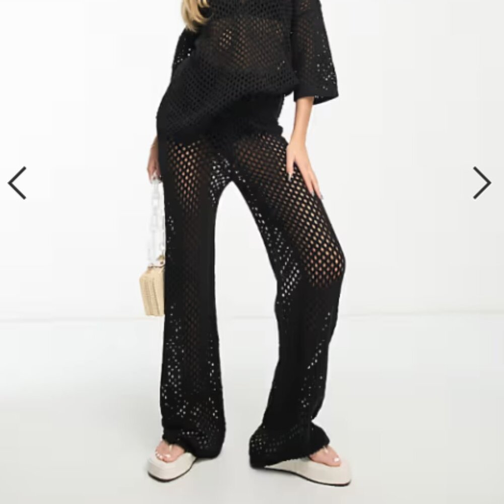 ASOS Crochet Flare Pants
